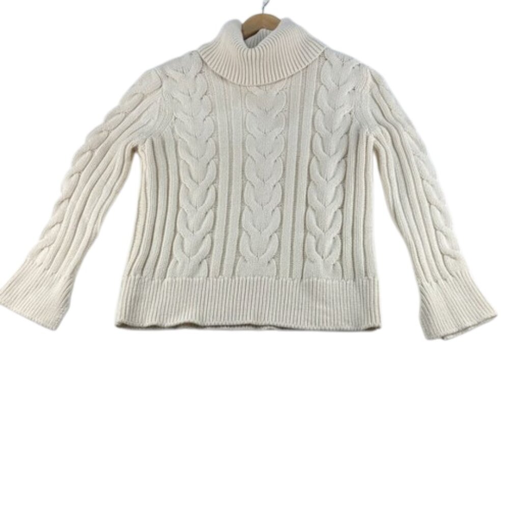 Banana Republic Chunky Knit Sweater Ivory Size L